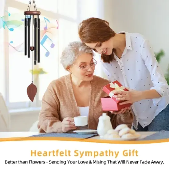 PAIHOME Aluminium Wind Chimes, 32" image {5}