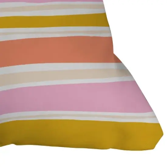 Sunshine Canteen Del Mar Stripes Outdoor Throw Pillow - Deny Designs image {2}