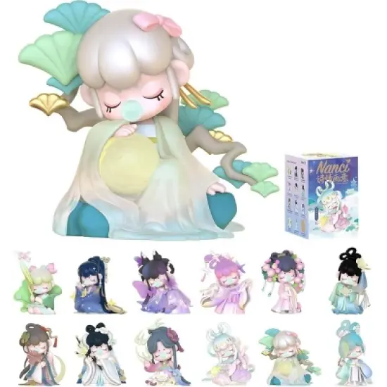 ROBOTIME Mini Figures Blind Box Set, Mystery Box, Collectible Toys, 12pc Surprise Action Figure Random Art Toys Dolls, Multicolored, 3.54"*3.54"*3.54" image {1}