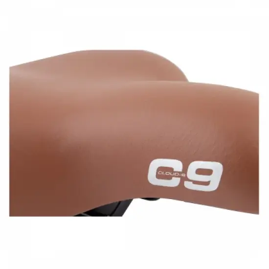 Cloud-9 Unisex Bicycle Comfort Seat - Brown Steel Rails Emerald Cover image {5}