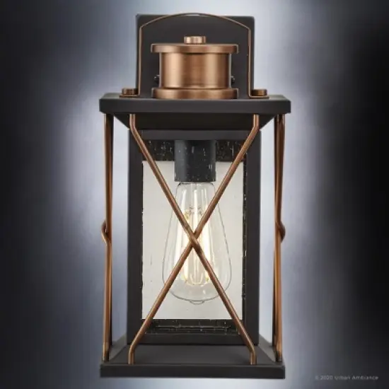 Urban Ambiance Luxury Colonial Outdoor Wall Light,  13"H x 6.5"W,  Olde Bronze Finish, UHP1232 image {5}