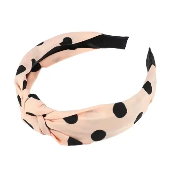 Unique Bargains Women's Polka Dot Knotted Headband 1 Pc image {12}