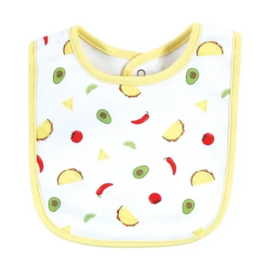 Hudson Baby Infant Boy Cotton Bibs, Taco Truck, One Size image {4}