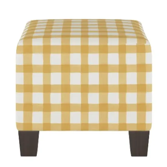 Annie Square Ottoman in Patterns - Skyline Furniture image {1}