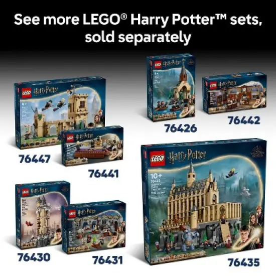 LEGO Harry Potter Diagon Alley Wizarding Shops Collectible Building Set 76444 image {6}
