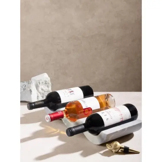 Georgia Green Onyx Wine Bottle Holder image {1}