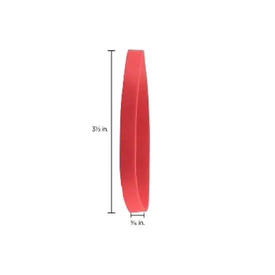 JAM Paper Rubber Bands Size 64 Red 100/Pack (33364RBre) 33364RBRE image {4}