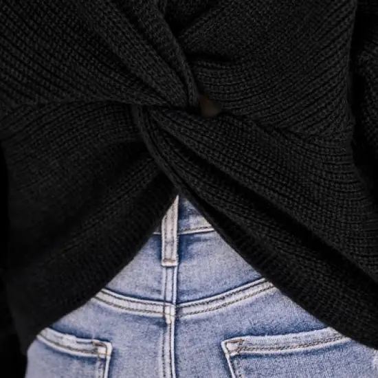 Women's Onyx Chunky Knit Sweater - Cupshe image {2}