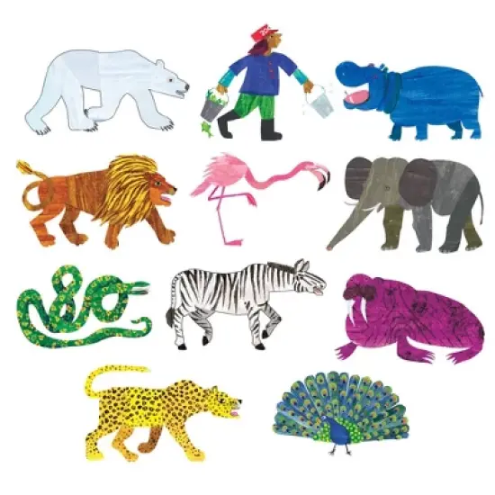 Little Folk Visuals Polar Bear, Polar Bear, What Do You Hear Felt Set - 11 Pcs image {3}