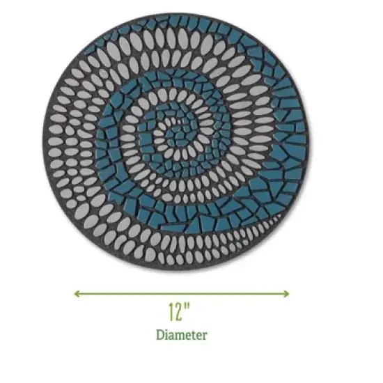 Gardener's Supply Company Flagstone Recycled Rubber Stepping Stone For Garden Walkway | Outdoor Patio D&eacute;cor & Lawn Pathway Landscaping Stepping Blocks image {3}