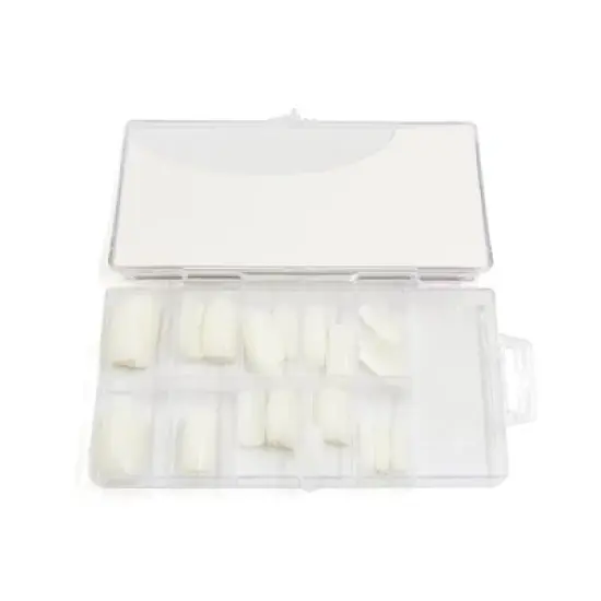 Unique Bargains Plastic Full Cover False Nail Beauty Art Tips Decor Nails Extension 100 Pcs image {3}