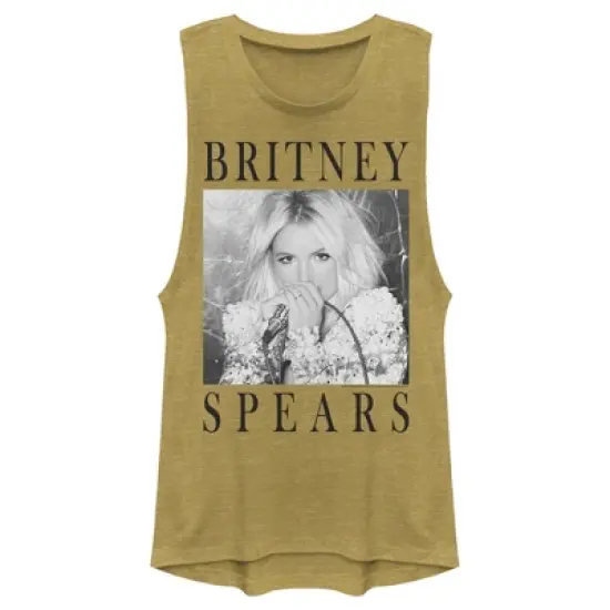Junior's Britney Spears Classic Star Frame Festival Muscle Tee image {3}