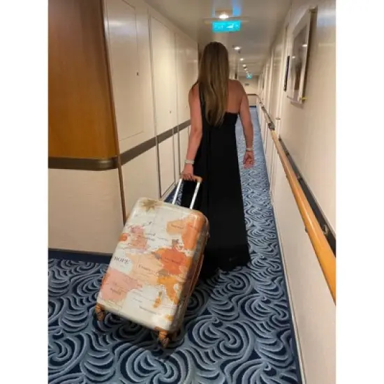 World Traveler Europe 28-Inch Expandable Spinner Luggage with TSA Lock image {1}