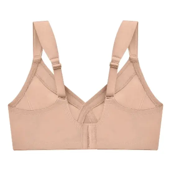 Glamorise Womens MagicLift Seamless T-Shirt Wirefree Bra 1080 Caf&eacute; image {4}