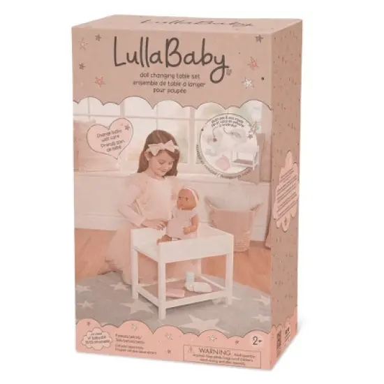 LullaBaby Doll Changing Table and Accessories Set - 6pc image {6}