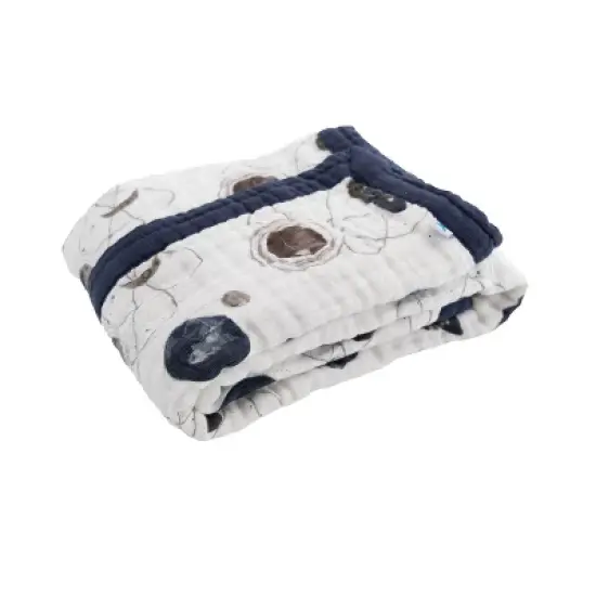 Little Unicorn Cotton Muslin Baby Receiving Quilt image {9}