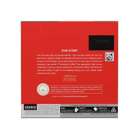 Community Dark Roast Coffee Pods - 48ct/18.6oz image {1}