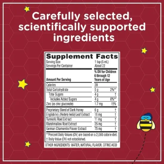 Zarbee's Kids' Nighttime Cough Syrup - 4oz image {4}