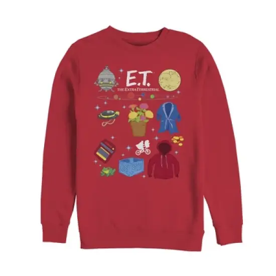 Men's E.T. the Extra-Terrestrial Favorite Movie Props Sweatshirt image {2}