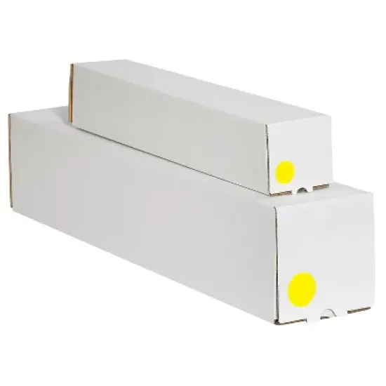 Tape Logic Removable Labels 2" Circle Fluorescent Yellow 500 /Roll DL1390FY image {1}