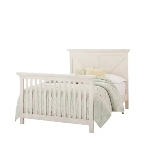 Westwood Design Westfield Full Size Bed Rail - Brushed White image {1}