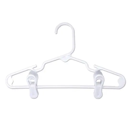 3 pk White Kids' Hanger with Clips - Pillowfort&trade; image {2}