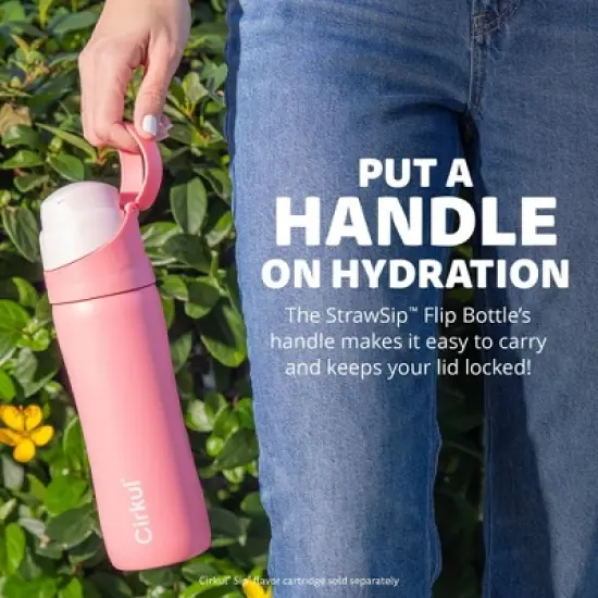 Cirkul Luxe Leopard StrawSip&trade; Flip Bottle - 26oz image {6}