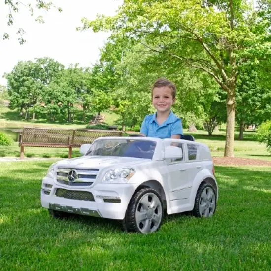 Rollplay 6V Mercedes-Benz GL450 SUV Powered Ride-On - White image {5}