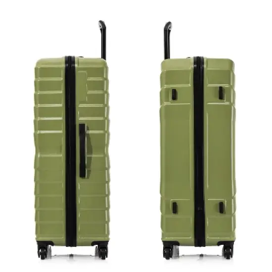 InUSA Aurum Lightweight Hardside Extra Large Spinner Luggage - Green image {8}