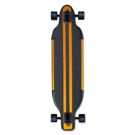 Yocaher 41.25" Aluminum Drop Through Complete Longboard - Gold image {1}