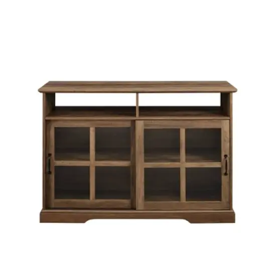 Leopold Window Pane Sliding Door Sideboard - Saracina Home image {4}
