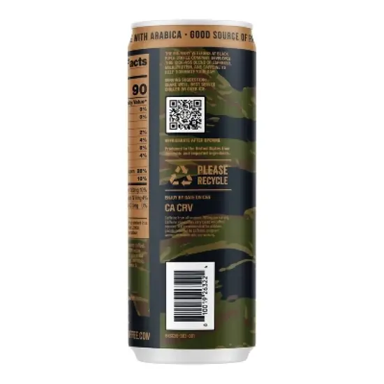 Black Rifle Coffee Company Espresso with Cream Ready To Drink Coffee - 11 fl oz image {1}