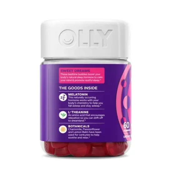 OLLY Sleep Gummies - Strawberry - 60ct image {6}