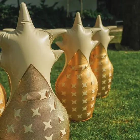 MINNIDIP Pineapp Bowl Set - Rattan Palms image {4}