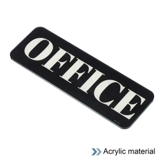 Unique Bargains Acrylic Self-Adhesive Waterproof Decor Business Office Sign image {2}