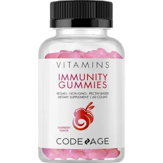 Codeage Immunity Gummies, Vitamin C, Sambucus Black Elderberry, Echinacea & Propolis Supplement - 60ct image {14}