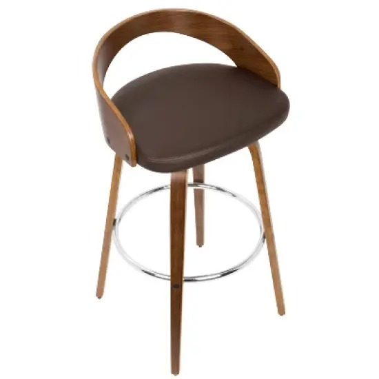 Set of 2 Grotto Upholstered Barstools - Lumisource image {7}