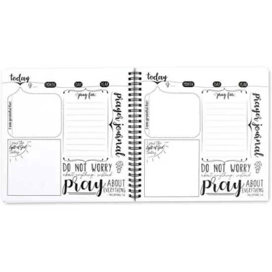 Faithful Finds Prayer Journal, Christian Faith Devotional, Floral Spiritual Spiral Bound Bible Journal for Women (8.8 x 8.5 Inches) image {6}