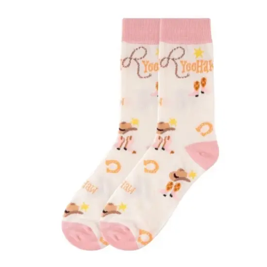 Women's 'Yeehaw' Western Novelty Socks image {3}