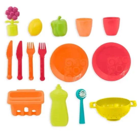 B. toys Kitchen Sink Play Set - Splash-n-Scrub Sink image {9}