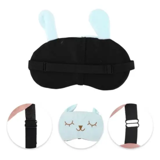 Unique Bargains Adjustable Cartoon Rabbit Eye Mask 1 Pc image {2}