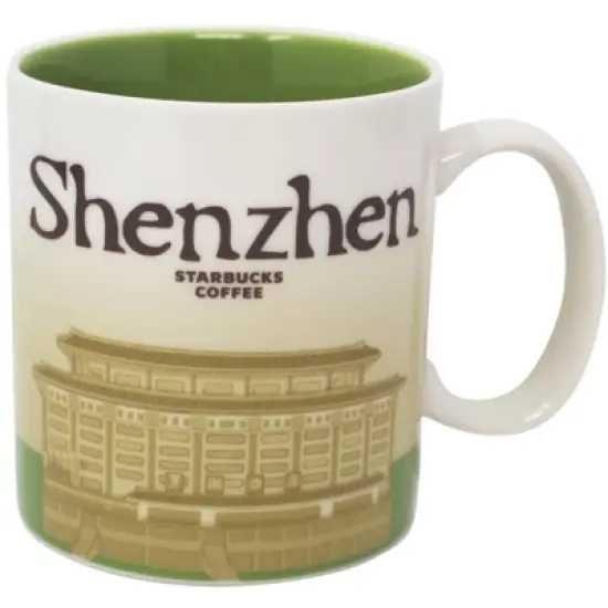 Starbucks Global Icon Series Shenzhen Ceramic Mug, 16 Oz image {2}