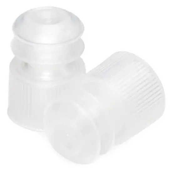 McKesson Tube Closure Flanged Plug Cap Natural Polyethylene 177-118127C 1000 per Bag image {2}