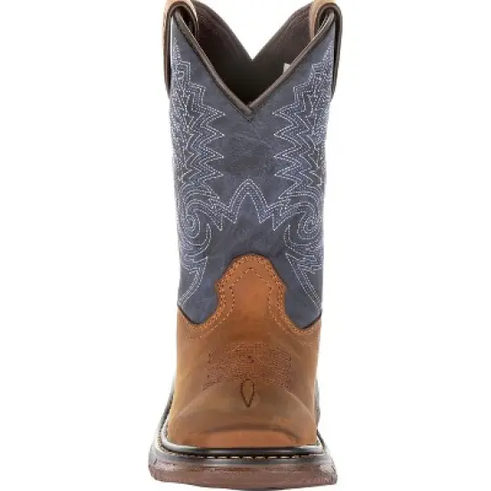 Kids Brown Rocky Ride FLX Western Boot image {2}