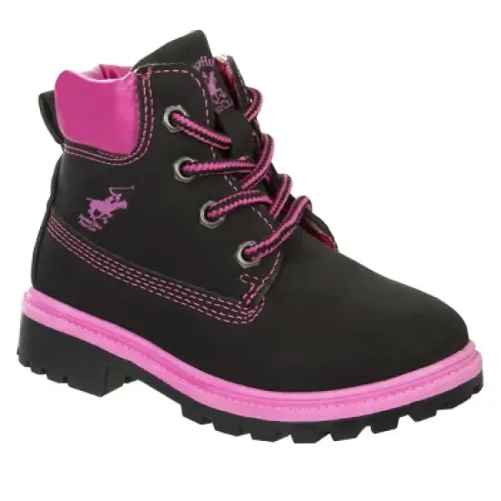 Beverly Hills Polo Club Unisex Girls' and Boys' Fashion Classic Combat High-Top Chukka Boots (Little Kids/Big Kids) image {9}