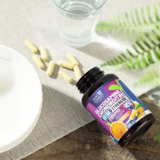 Glucosamine Chondroitin MSM Triple Strength Turmeric Joint Support 2100mg - 60 Capsules;120 Capsules;180 Capsules;240 Capsules image {8}