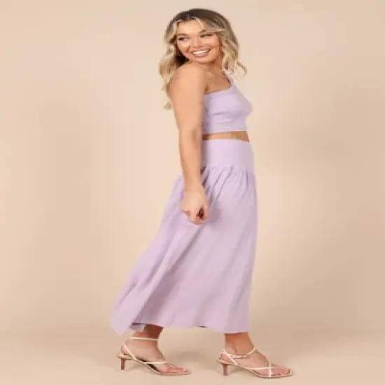 Petal and Pup Womens August Shirred Cropped Top image {4}