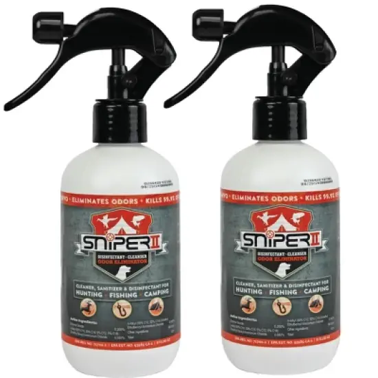 SNiPER II Disinfectant Cleanser and Odor Eliminator, Cleaner for Outdoor Disinfecting Purposes, Use for Hunting, Fishing, and Camping image {5}