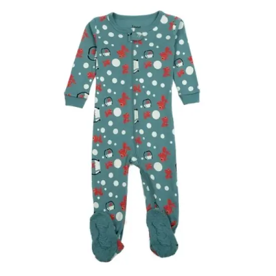 Leveret Footed Sleeper Cotton Pajamas image {12}