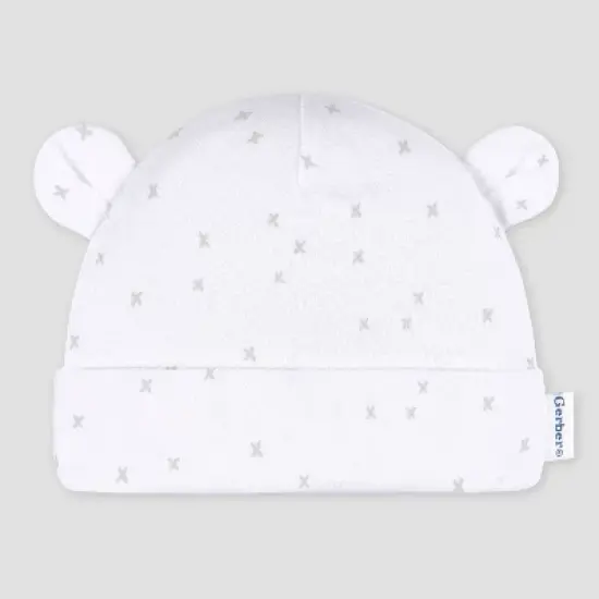 Gerber Baby 3pk Hats & Mittens - White image {5}